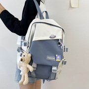 香港轻奢品牌背包，女大学生双肩包2023大容量，休闲旅行书包