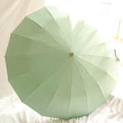 16骨三折伞古典加固抗风荷花彩胶防晒防紫外线晴雨两用遮阳太阳伞