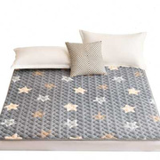 珊瑚牛奶法兰绒床垫软垫褥子，家用毛毯子(毛毯子，)铺床上垫褥宿舍加厚床褥垫