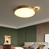 高档全铜LED吸顶灯后现代简约圆形卧室北欧纯铜客厅过道卫生间灯