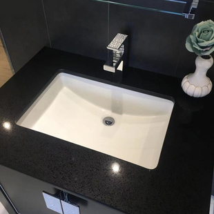 科勒台下盆拉蒂纳18寸方形，嵌入式洗手面盆，家用浴室陶瓷脸盆k-2214