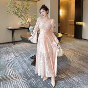 Vacation style gentle lady lace dress度假温柔淑女蕾丝连衣裙