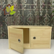 拼装柜子自由组合柜格子，柜储物带门收纳柜，小方柜木柜定制书柜