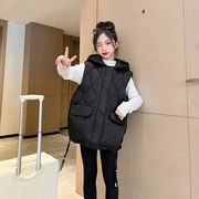 女童羽绒清货棉马甲秋冬款，儿童2023洋气保暖加厚马夹学生