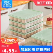 鸡蛋收纳盒冰箱专用食品级，保鲜盒子厨房收纳防摔蛋格放装鸡蛋架托