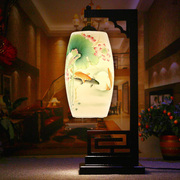 中式古典景德镇陶瓷灯饰客厅，卧室台灯卧室，床头欧式装饰台灯卧