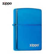 Zippo打火机蓝冰标志煤油防风zipoo定制刻字送礼个性芝宝