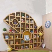 大鲸鱼创意书架落地幼儿园软装阅读室儿童绘本书柜早教绘本馆书架