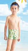 超值夏款史努比儿童，男孩游泳平角三分泳裤，55152