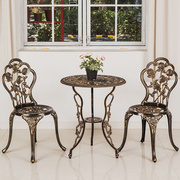 欧式现代庭院室外别墅，咖啡厅铸铝铝合金家具，组合户外桌椅