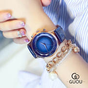 香港手表女款潮流时尚石英表简约气质大表盘皮带手表