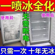 冰箱除冰神器冰柜除霜剂防结冰融雪清理化冰解冻冷库清洗剂除冰剂