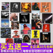 欧美嘻哈说唱专辑海报 Hiphop饶舌歌手rapper音乐CD封面墙贴纸hj1