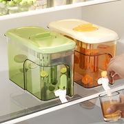 冷水壶带龙头，家用冰箱凉白开果汁水果饮料，茶桶大容量耐高温凉水壶