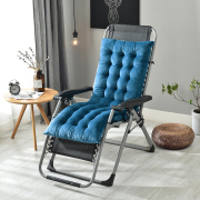 秋冬椅垫加厚长坐垫躺椅摇椅藤椅棉垫子通用老人椅坐靠垫一体