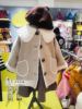 韩国童装冬男女童，宝宝毛绒内胆保暖外套系扣毛领大衣棉服