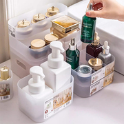 透明化妆品收纳盒桌面化妆刷桶护肤品，口红分格，整理盒面膜储物盒子