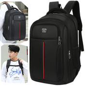 雪峰狼学生书包男大容量商务电脑背包行李短途出差双肩包