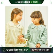 韩国直邮organic mom舒适亲肤女婴长袖连衣裙睡衣(MIFSSW13)
