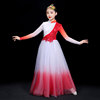 儿童灯火里的中国舞蹈表演服女童万疆古典舞开场舞大摆裙服装