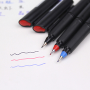 晨光小红帽会议笔mg-2180草图笔 绘图笔 碳素笔 纤维笔 0.5签字笔手绘针管中性笔办公黑色水笔学生美术勾线笔