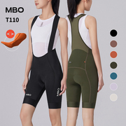 MBO女士全天候背带骑行裤短裤T110迈森兰EIT春夏三分五分裤