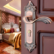门锁室内卧室房门锁三件套欧式锁具家用实木门卫生间门锁把手