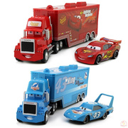 正版闪电麦昆 国产麦大叔mac号k95货柜车组合 汽车总动员赛车玩具