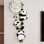 熊猫客厅挂饰现代简约温馨餐厅电视背景墙壁画创意，入户门玄关挂画