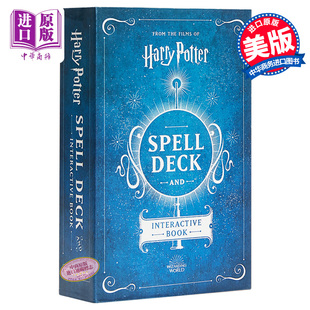 Harry Potter Spell Deck and Interactive Book of Magic 英文原版 哈利波特 咒语和互动书 Donald Lemke中商原版