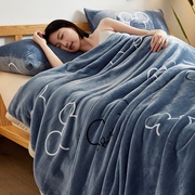 珊瑚牛奶绒毛毯被秋冬季加厚床单绒毯学生宿舍盖毯法兰绒铺床毯子