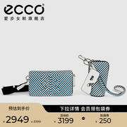 ECCO爱步单肩包女 条纹相机包信封包斜挎包子母包 艺术家9107338