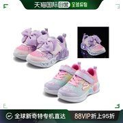 韩国直邮skecherskids帆布鞋，skecherskidslight-up公主等