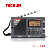 Tecsun/德生PL-990便携调频短波全波段收音机充电蓝牙MP3插卡音箱