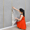 2022家用壁纸自粘室客厅，3d立体背景，墙纸水泥墙网红装修翻新贴