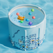 泡澡桶儿童洗澡桶浴桶宝宝婴儿游泳桶家用沐浴桶浴缸可折叠中大童