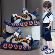 abcfans男童凉鞋时尚沙滩鞋，2024夏季女中大童软底运动凉拖鞋