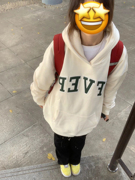 2022小个子卫衣女加绒加厚冬季oversize美式复古高街连帽外套