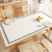 餐桌垫免洗防油防水桌布茶几布垫子桌面轻奢高级感长方形防烫桌垫