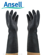 安思尔ansell87-950防酸碱手套，橡胶防化学品耐油工业耐磨劳保防护