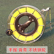 潍坊手握背带风筝轮 高档不锈钢静音大轴承 成人大型防倒转轮盘
