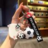 2022卡塔尔世界杯吉祥物钥匙扣，挂件足球纪念品公仔挂饰钥匙链