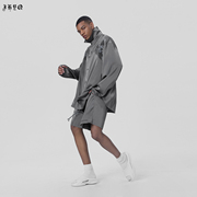 JHYQ反战系列  UPF50+防晒衣服男套装宽松冰感衬衫外套