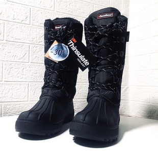 抗冷-30°防寒保暖户外防水防滑加绒中筒休闲运动外贸时尚雪地靴