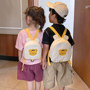 幼儿园宝宝小书包儿童男孩可爱卡通帆布双肩包超轻女童防走失背包