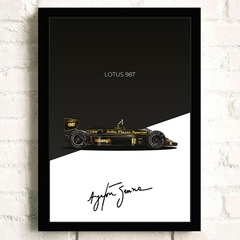 F1赛车海报跑车阿隆索汉密尔顿巴顿法拉利汽车装饰挂画舒马赫相框