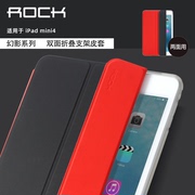 ROCK适用于苹果iPadmini4幻影系列保护套iPad迷你4保护壳mini4休眠皮套超薄韩国