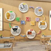 书法教室布置装饰环创毛硬笔字班级文化墙面培训机构，背景贴纸挂画