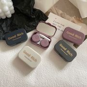 隐形眼镜盒美瞳盒子护理盒便携收纳盒高级感伴侣盒双联盒轻便简约