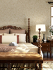 美式乡村墙纸复古怀旧高档卧室客厅纯色素色奶咖色棕色咖啡色壁纸